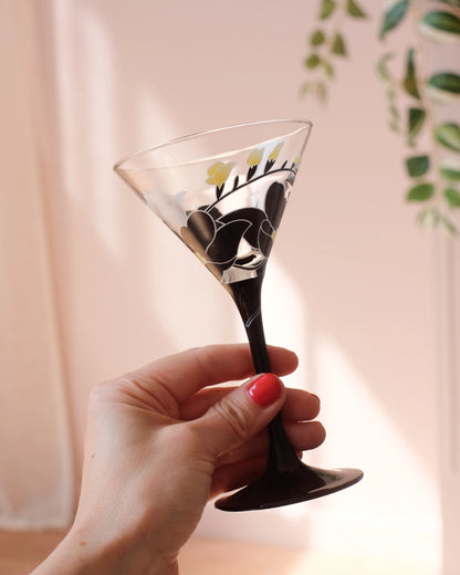 6 verres à martini vintage