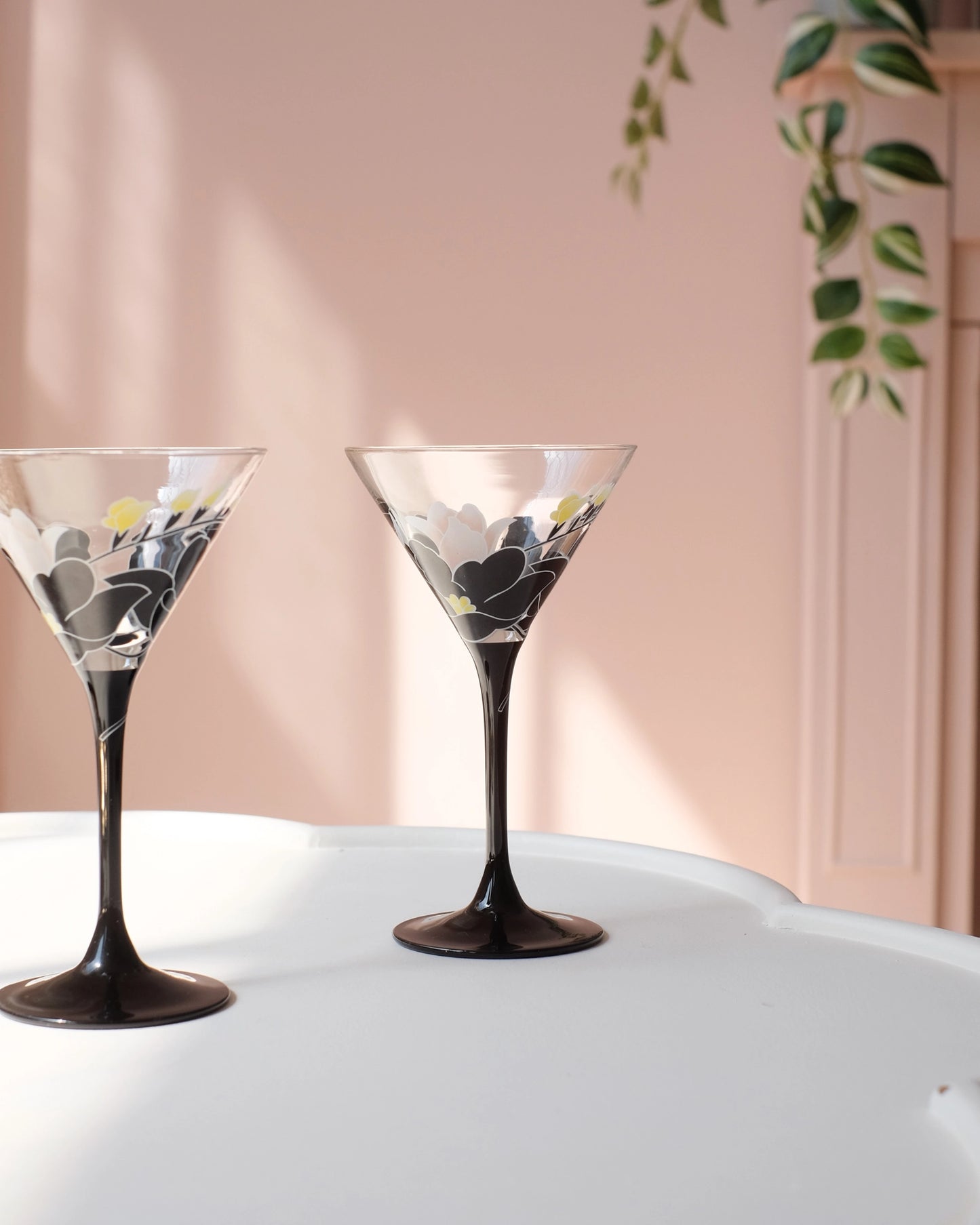 6 verres à martini vintage