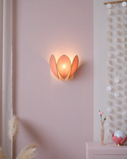 Applique Fleur - Petits coeurs