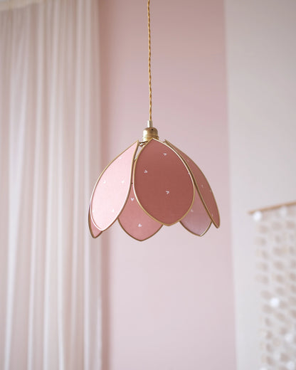 Suspension Fleur simple - Petits coeurs