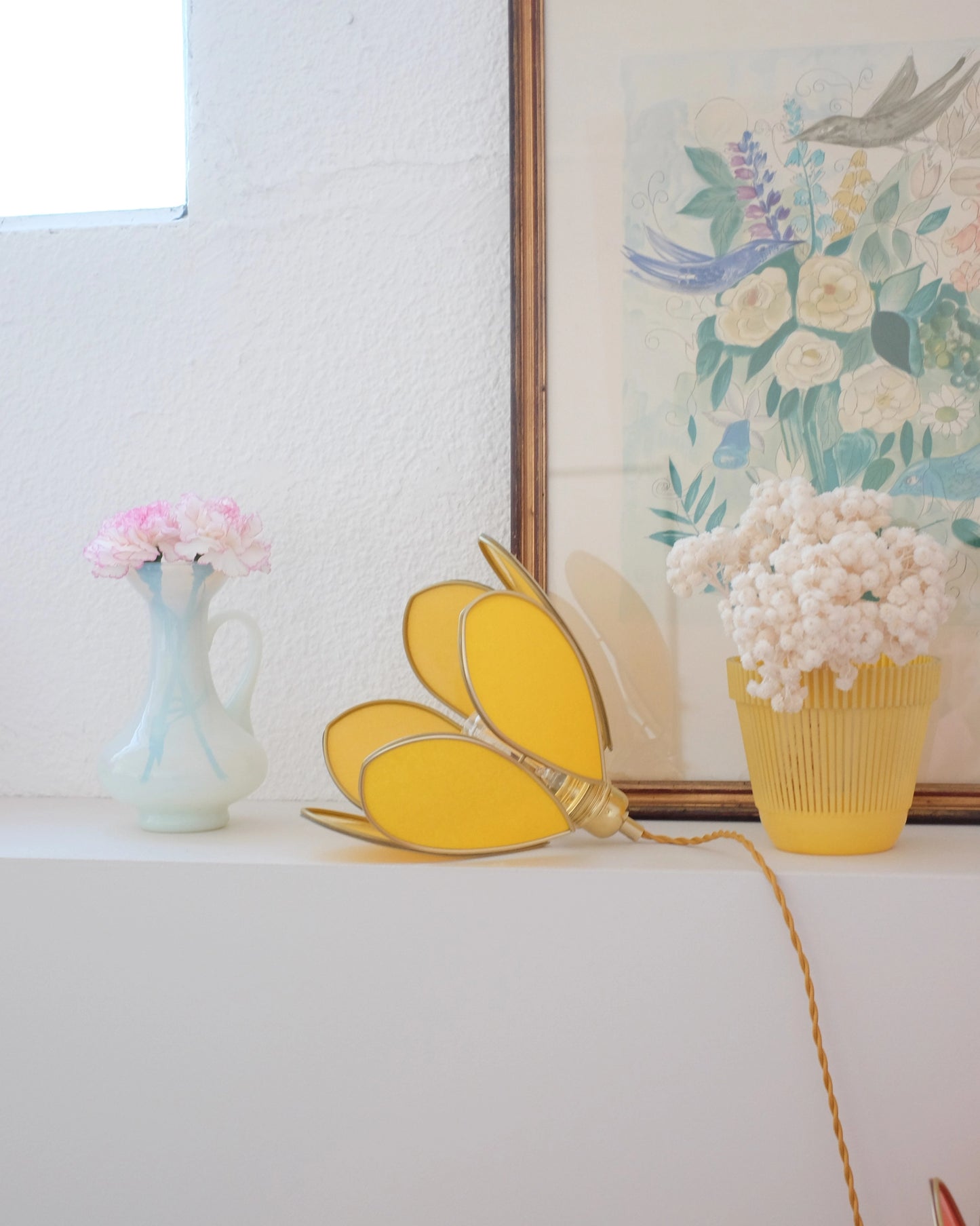Baladeuse Fleur - Mimosa et doré