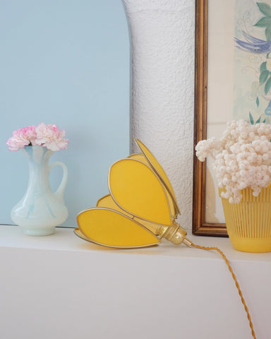 Baladeuse Fleur - Mimosa et doré