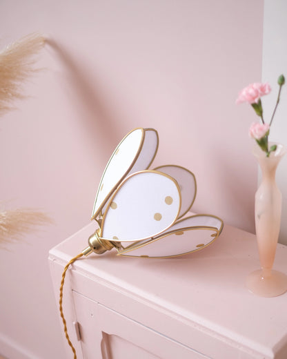 Baladeuse Fleur - Pois dorés