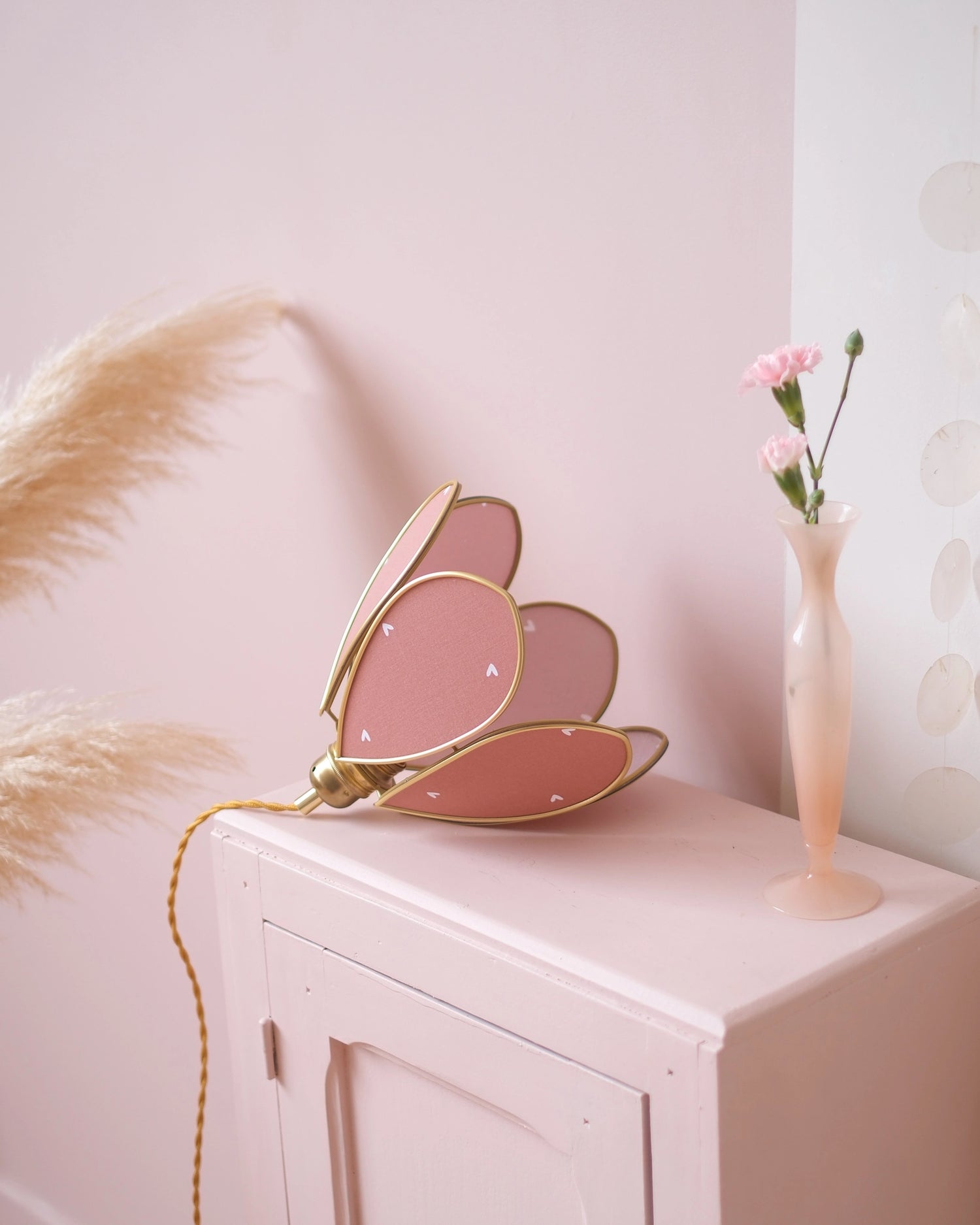 Baladeuse Fleur - Petits coeurs