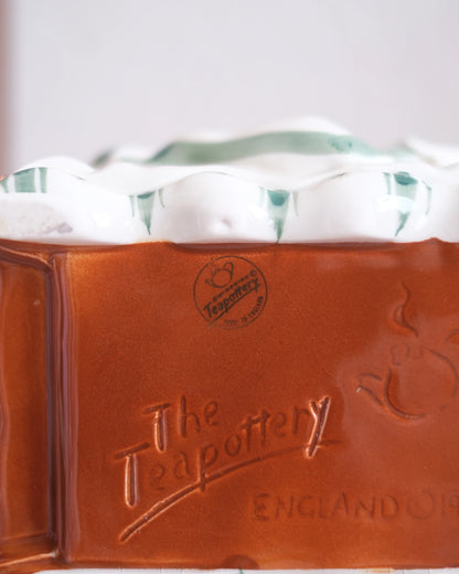 Ancienne théière en porcelaine anglaise - Thé au lit