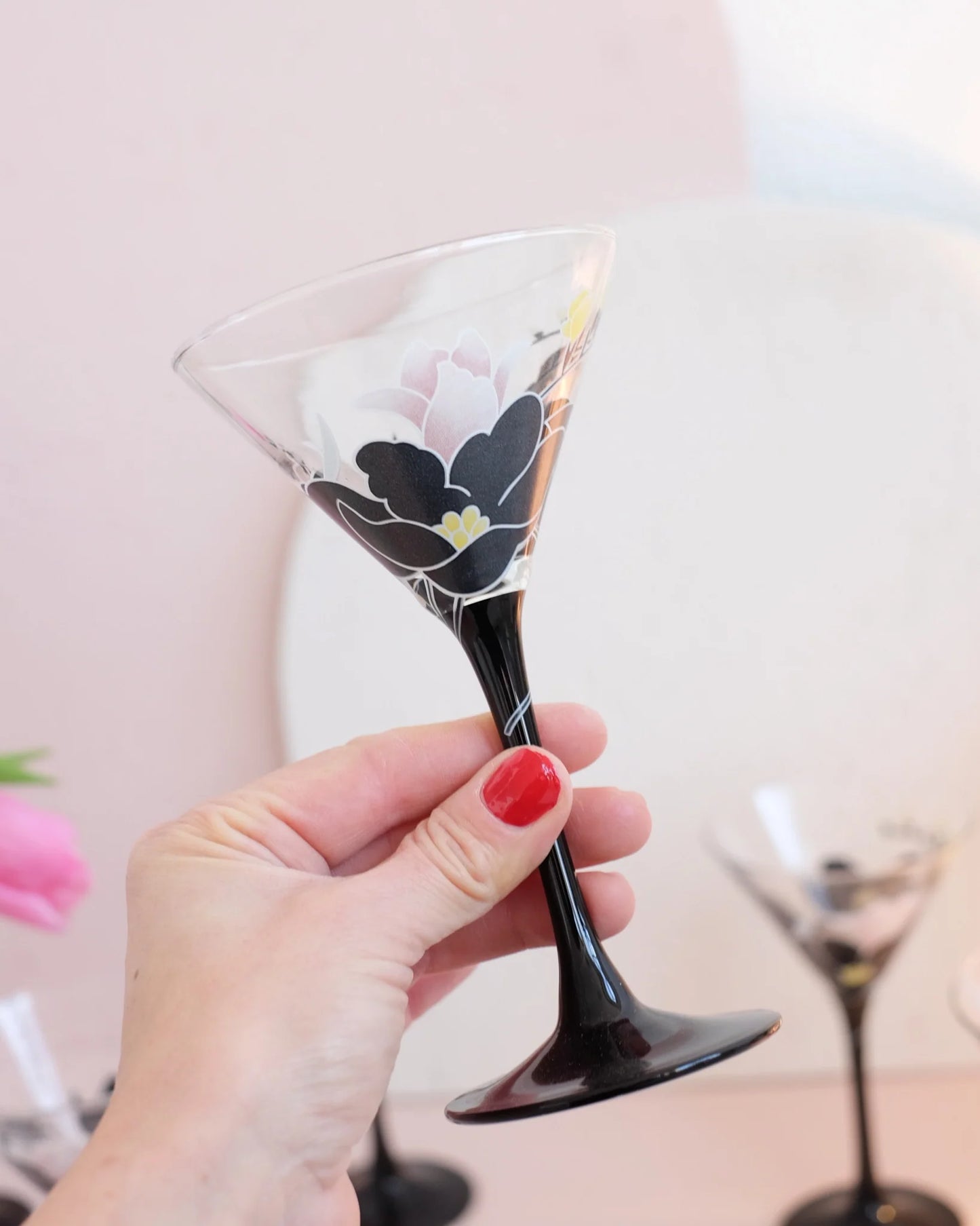 6 verres à martini vintage