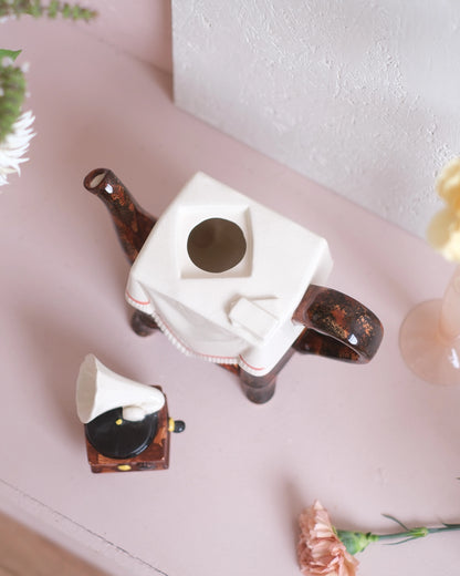 Ancienne théière en porcelaine anglaise - Sonophone