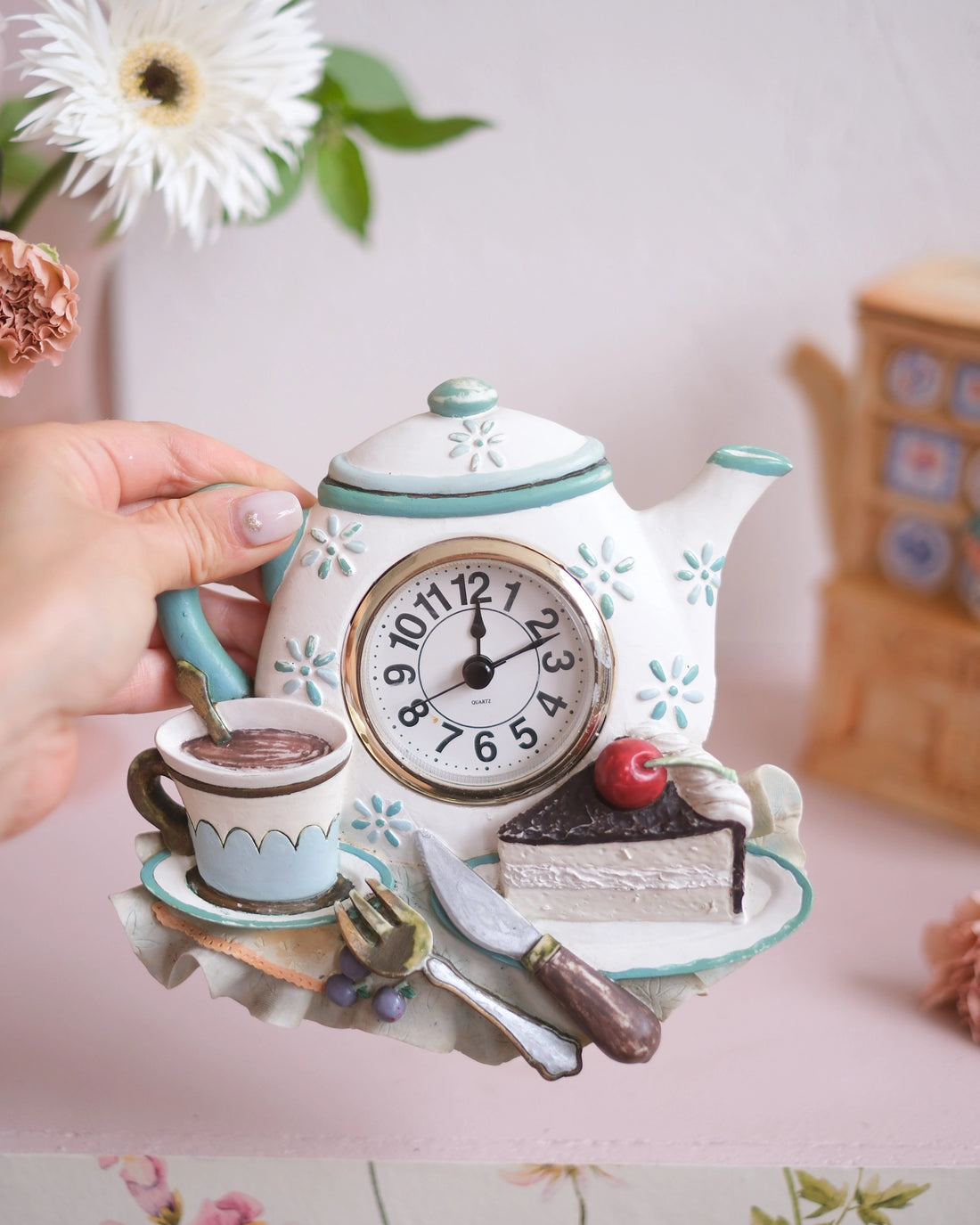 Ancienne horloge Tea Time