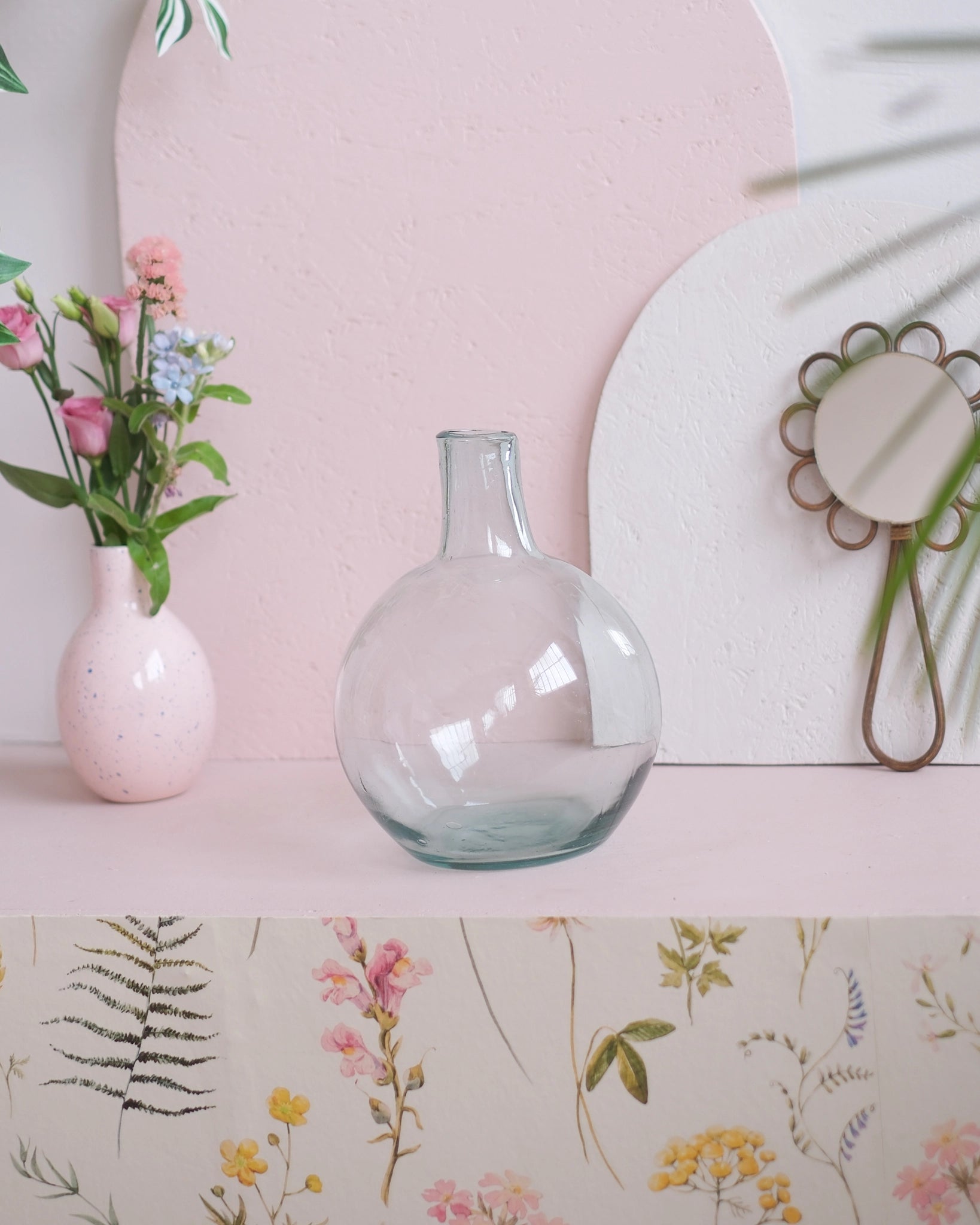 Ancienne bonbonne en verre