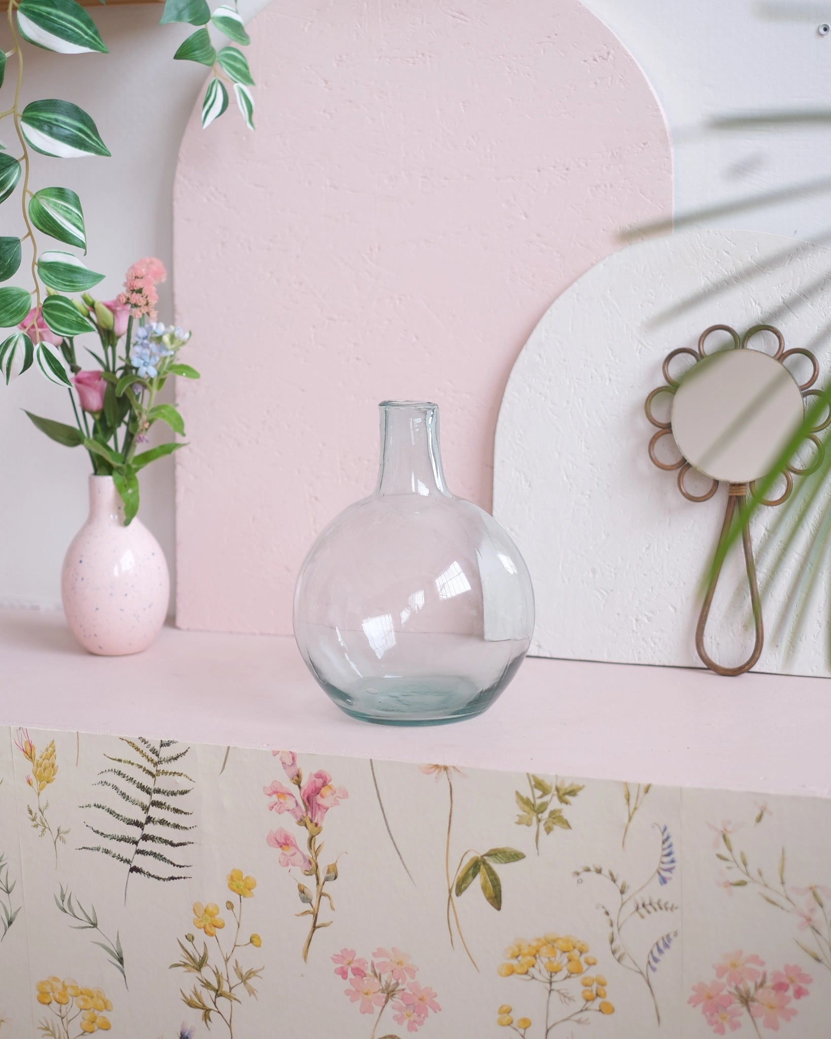 Ancienne bonbonne en verre