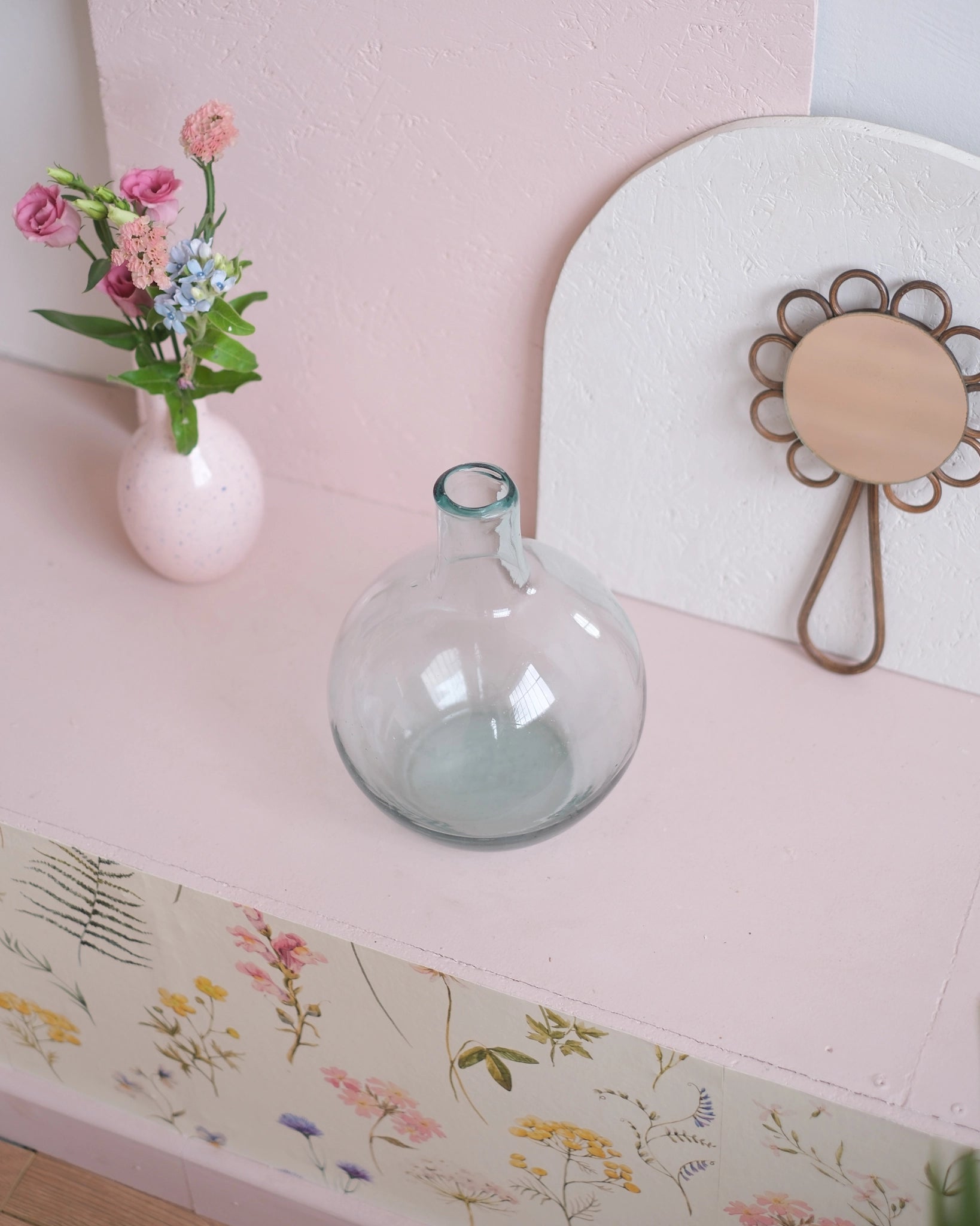 Ancienne bonbonne en verre