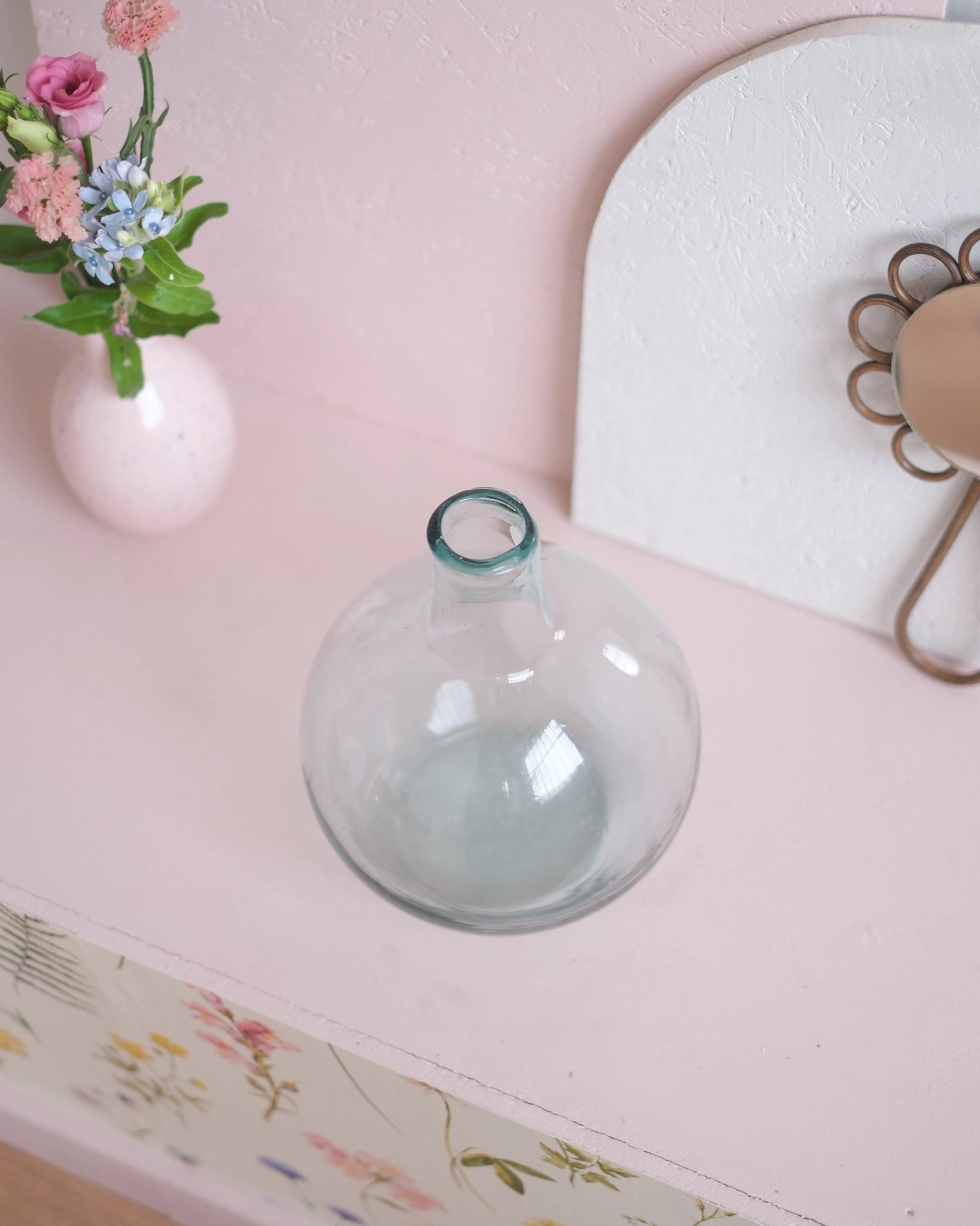 Ancienne bonbonne en verre