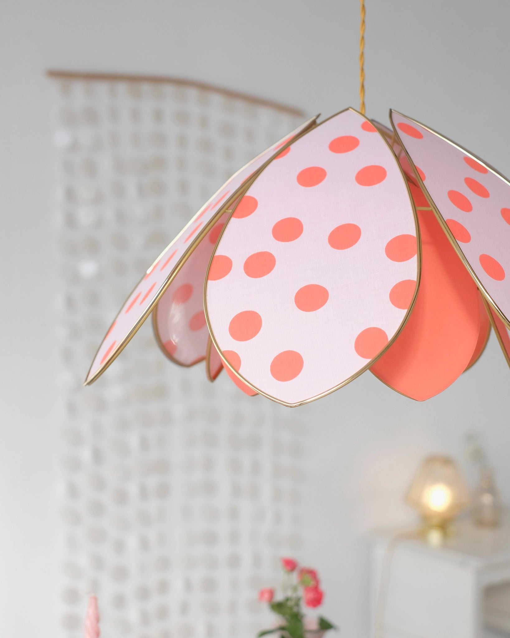 Suspension Fleur double - Dotty Bi-goût