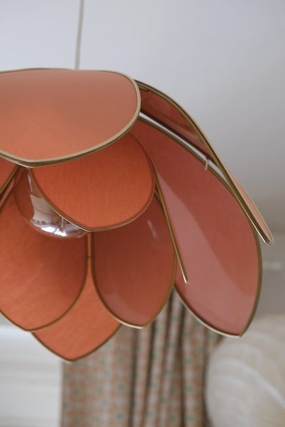 Suspension Fleur double - Ocre