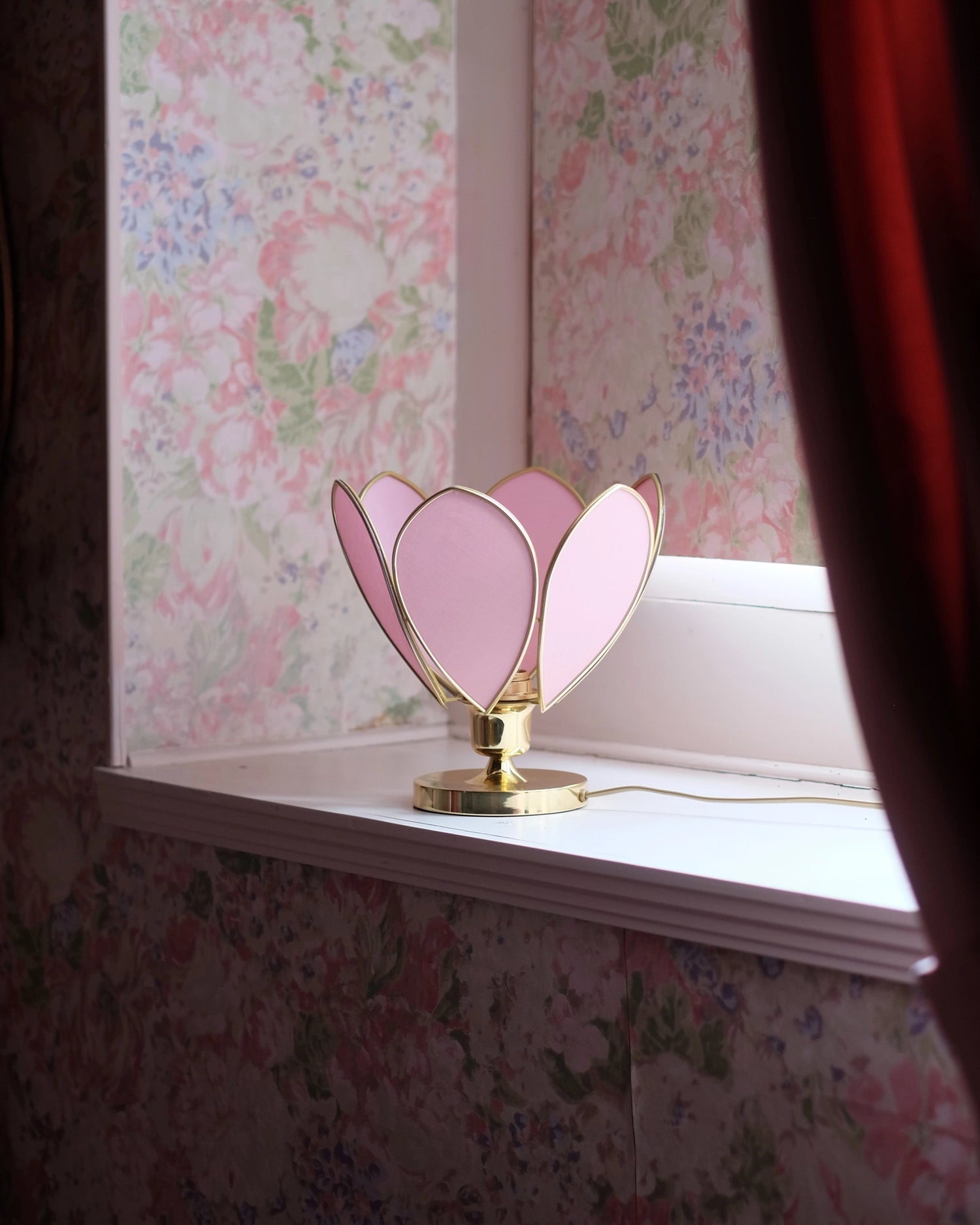 Lampe Fleur à poser - Sugar et doré