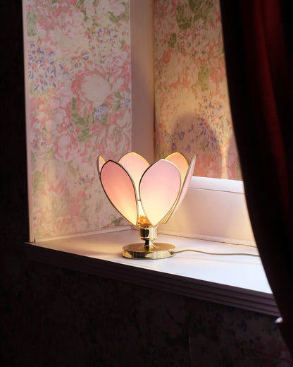 Lampe Fleur à poser - Sugar et doré