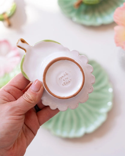 Ancien coquetier en céramique italienne - Silly &amp; Billy