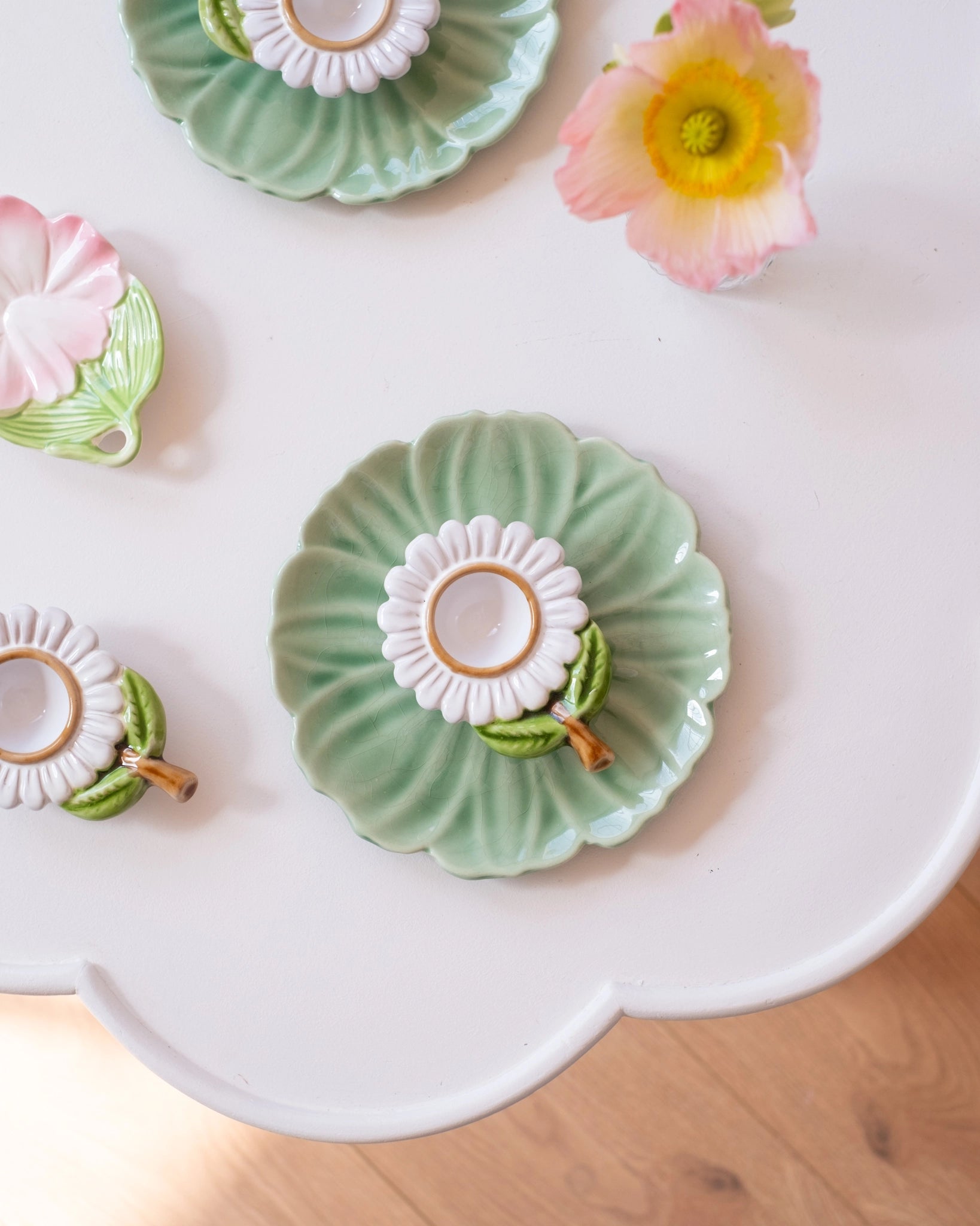 Ancien coquetier en céramique italienne - Silly &amp; Billy