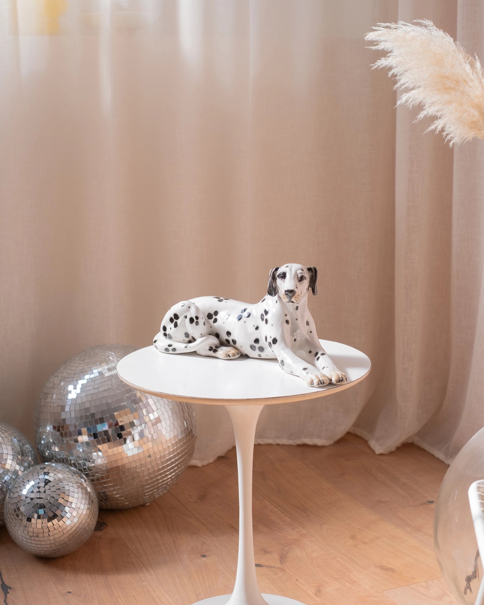 Ancien dalmatien en céramique italienne - Silly &amp; Billy