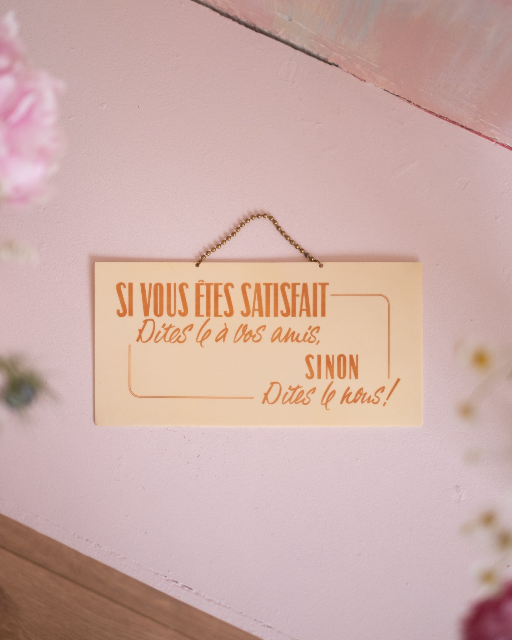 Ancien écriteau de magasin 2 - Silly &amp; Billy
