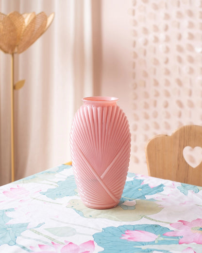 Ancien grand vase en opaline rose - Silly &amp; Billy