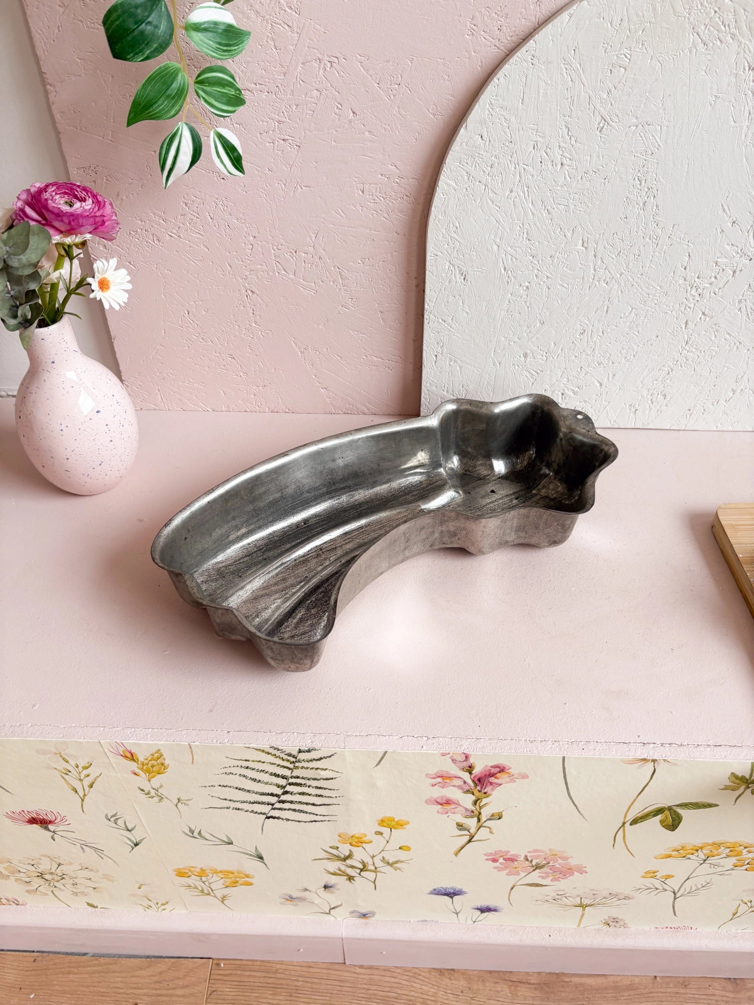 Ancien moule en fer blanc Étoile filante - Silly &amp; Billy