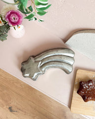 Ancien moule en fer blanc Étoile filante