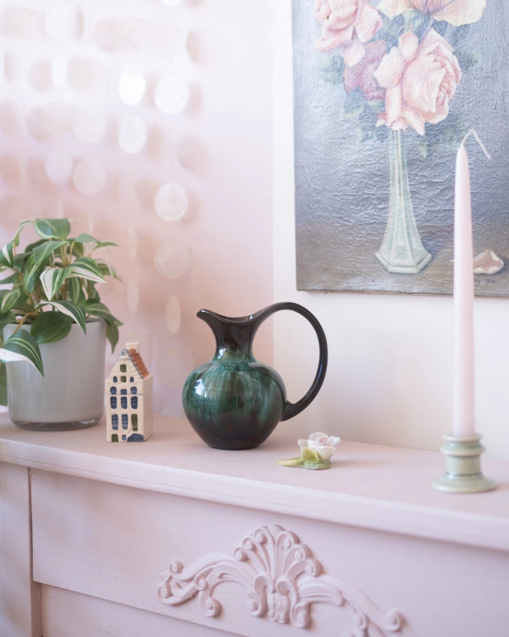 Ancien vase en faïence Blue Mountain Pottery