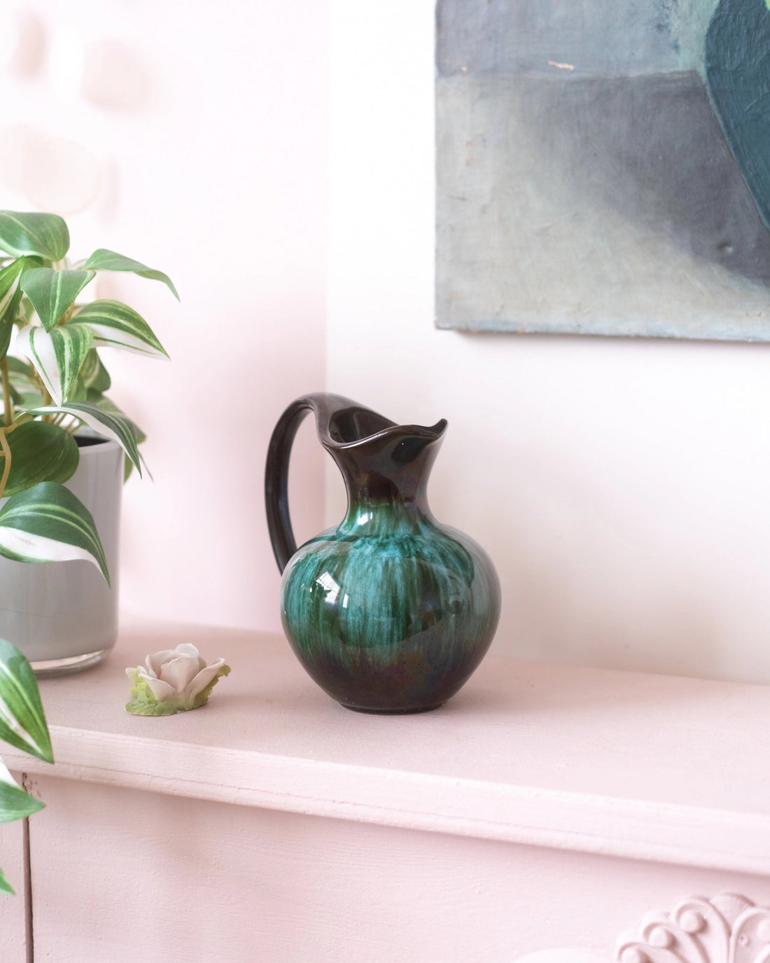 Ancien vase en faïence Blue Mountain Pottery - Silly &amp; Billy