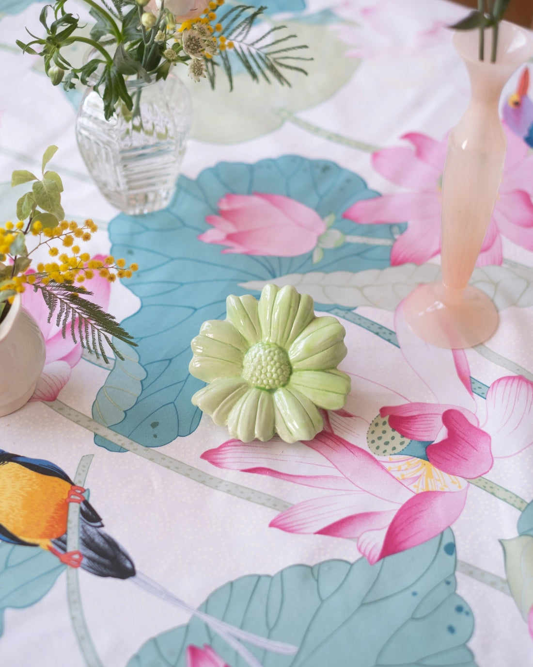 Ancienne bouquetière en céramique de Vallauris - Silly &amp; Billy