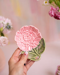 Ancienne coupe Fleur en céramique