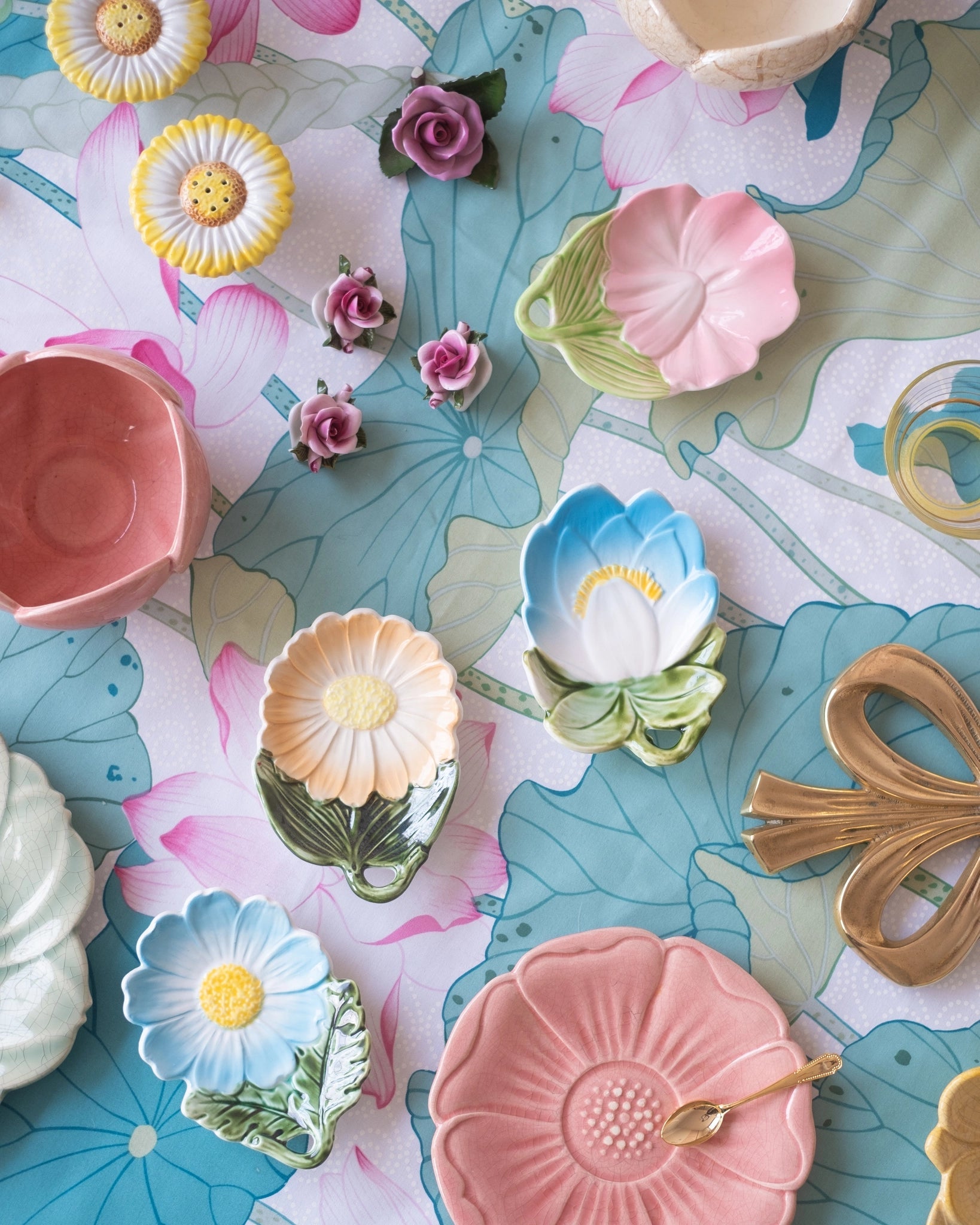 Ancienne coupe Fleur Rose - Silly &amp; Billy