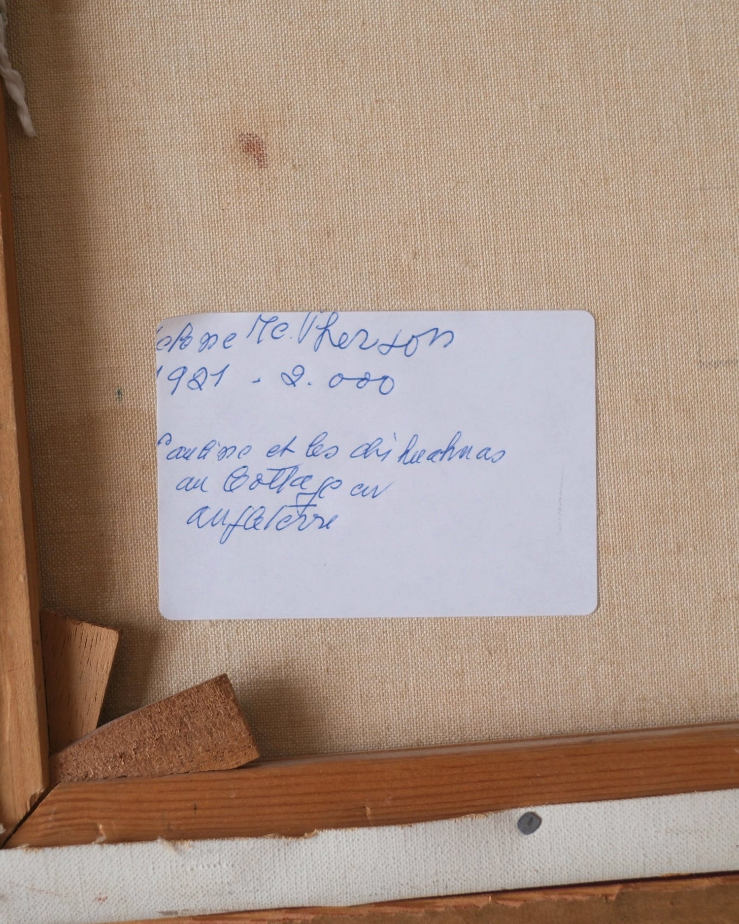 Ancienne huile sur toile - Pauline et les chihuahuas - Silly &amp; Billy