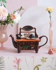 Ancienne théière en porcelaine anglaise - Buffet