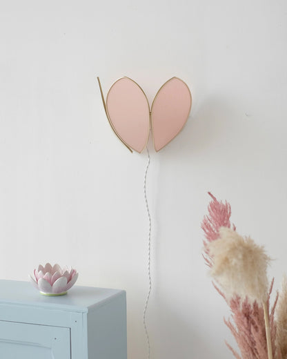 Applique Fleur Blush et doré - Silly &amp; Billy