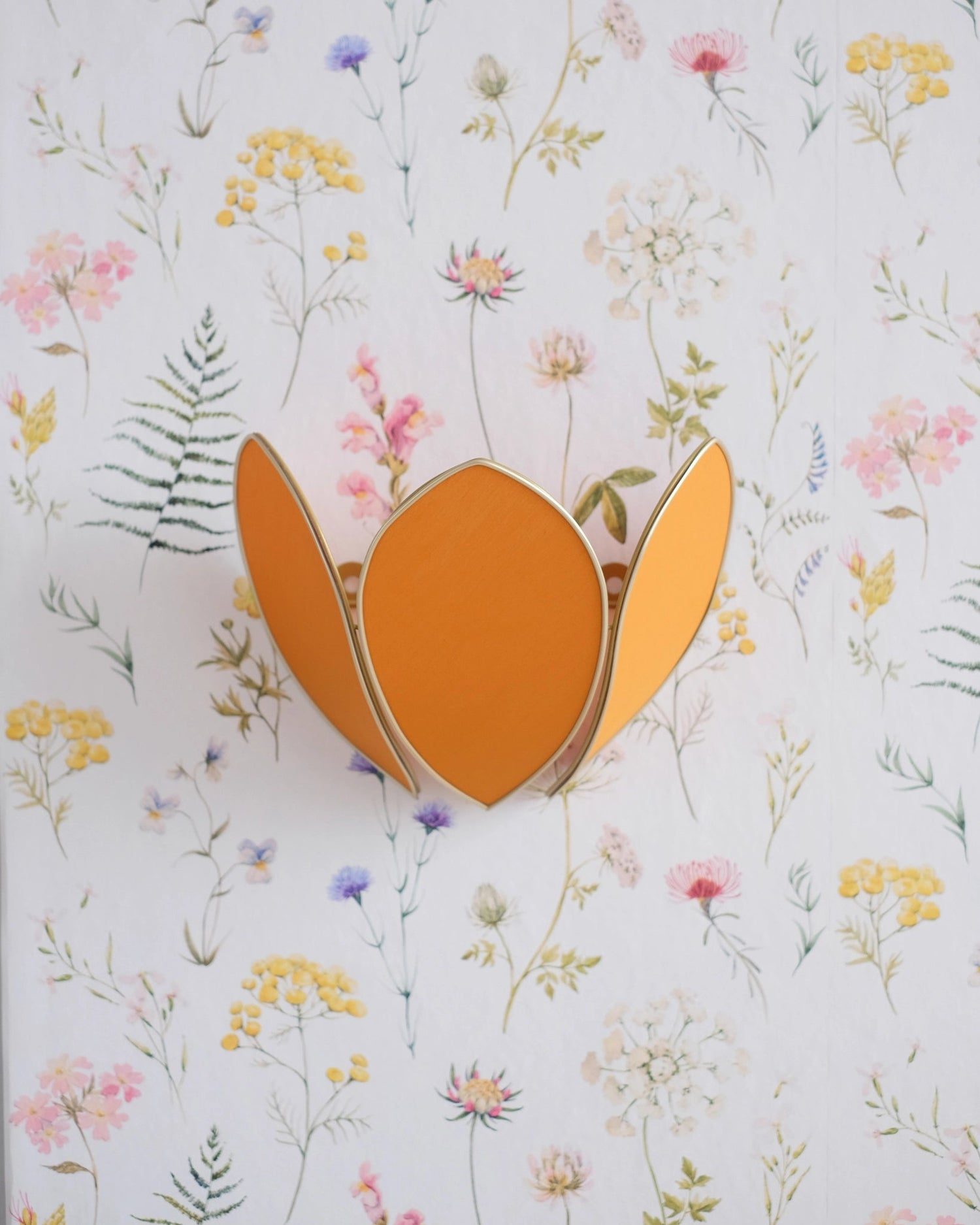 Applique Fleur Caramel et doré - Silly &amp; Billy