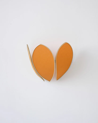 Applique Fleur Caramel et doré - Silly &amp; Billy