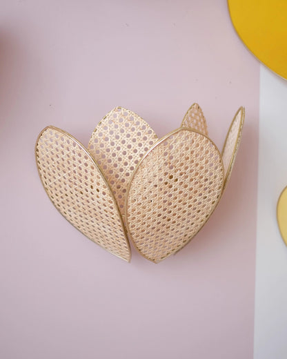 Applique Fleur Double - Cannage et doré - Silly &amp; Billy
