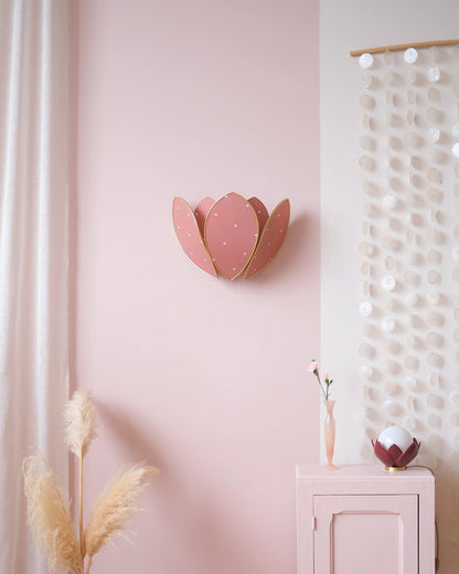 Applique Fleur Double - Petits coeurs - Silly &amp; Billy