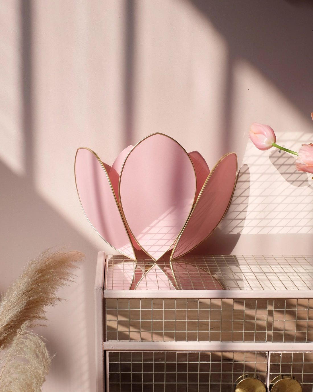 Applique Fleur Double - Sugar et doré - Silly &amp; Billy
