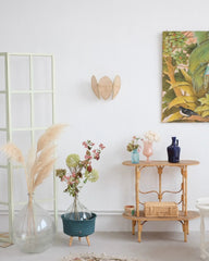 Applique Fleur en cannage