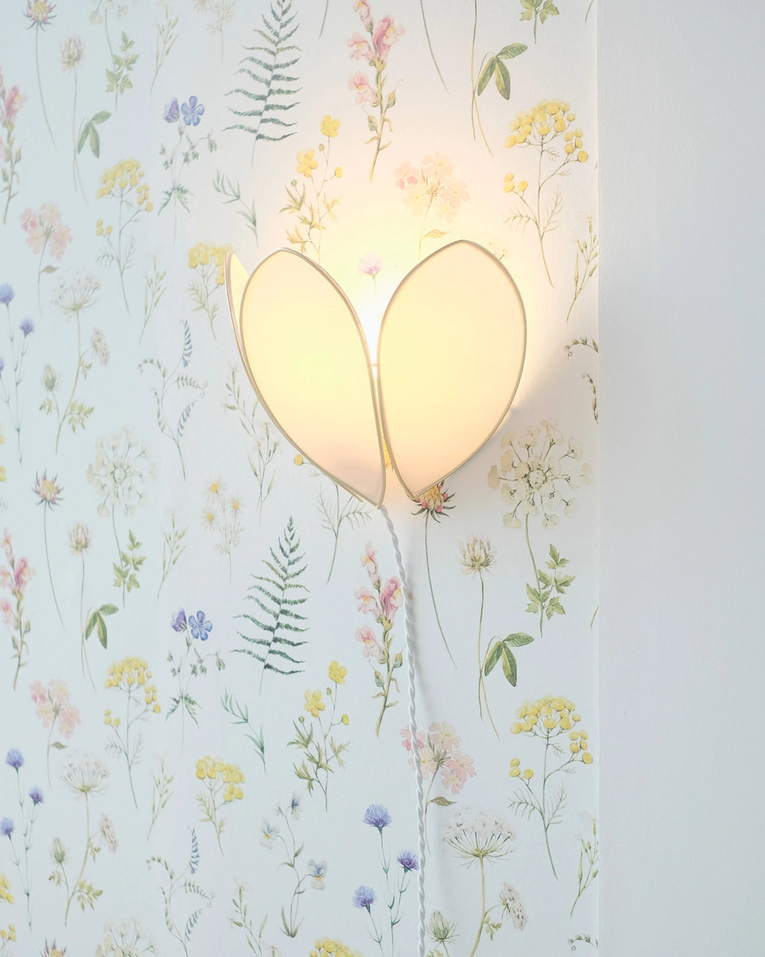 Applique Fleur Rose Nude et doré - Silly &amp; Billy