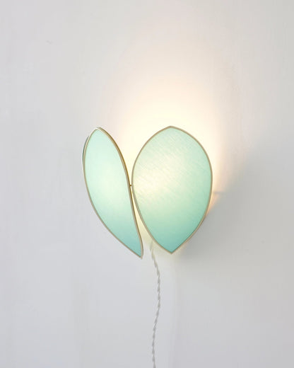 Applique Fleur Turquoise et doré - Silly &amp; Billy