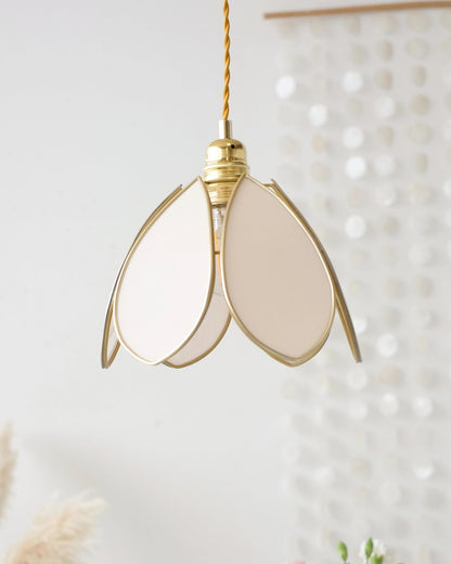 Baladeuse Fleur - Rose nude et doré - Silly &amp; Billy