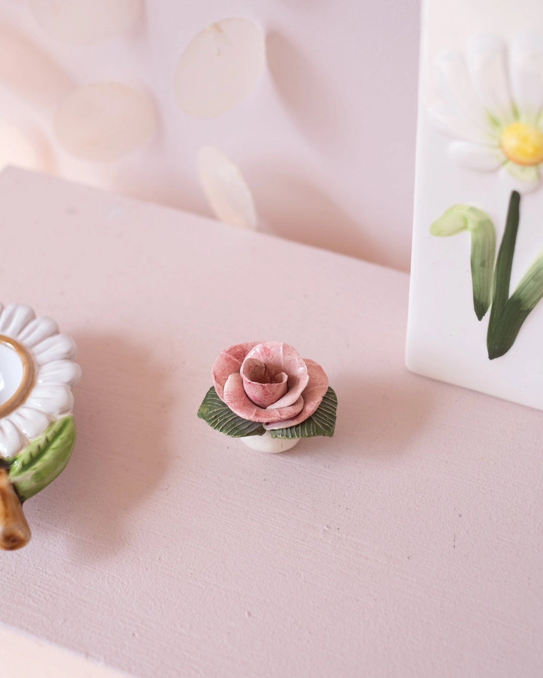 Bouton de rose en céramique - Silly &amp; Billy