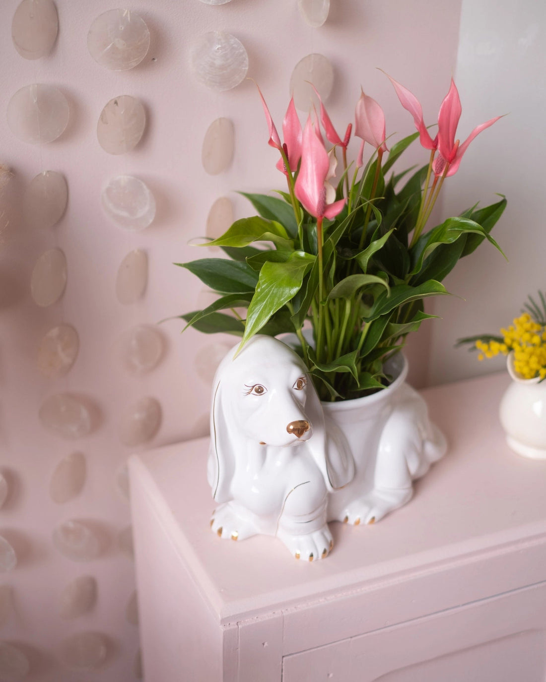 Cache - pot vintage Chien - Silly &amp; Billy