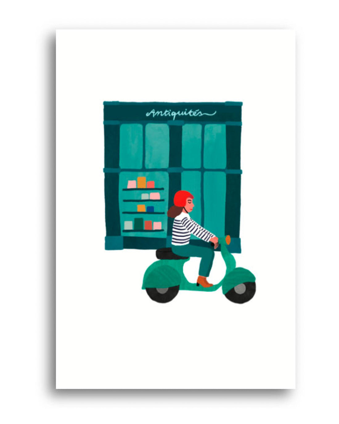 Carte postale Antiquités - Silly &amp; Billy