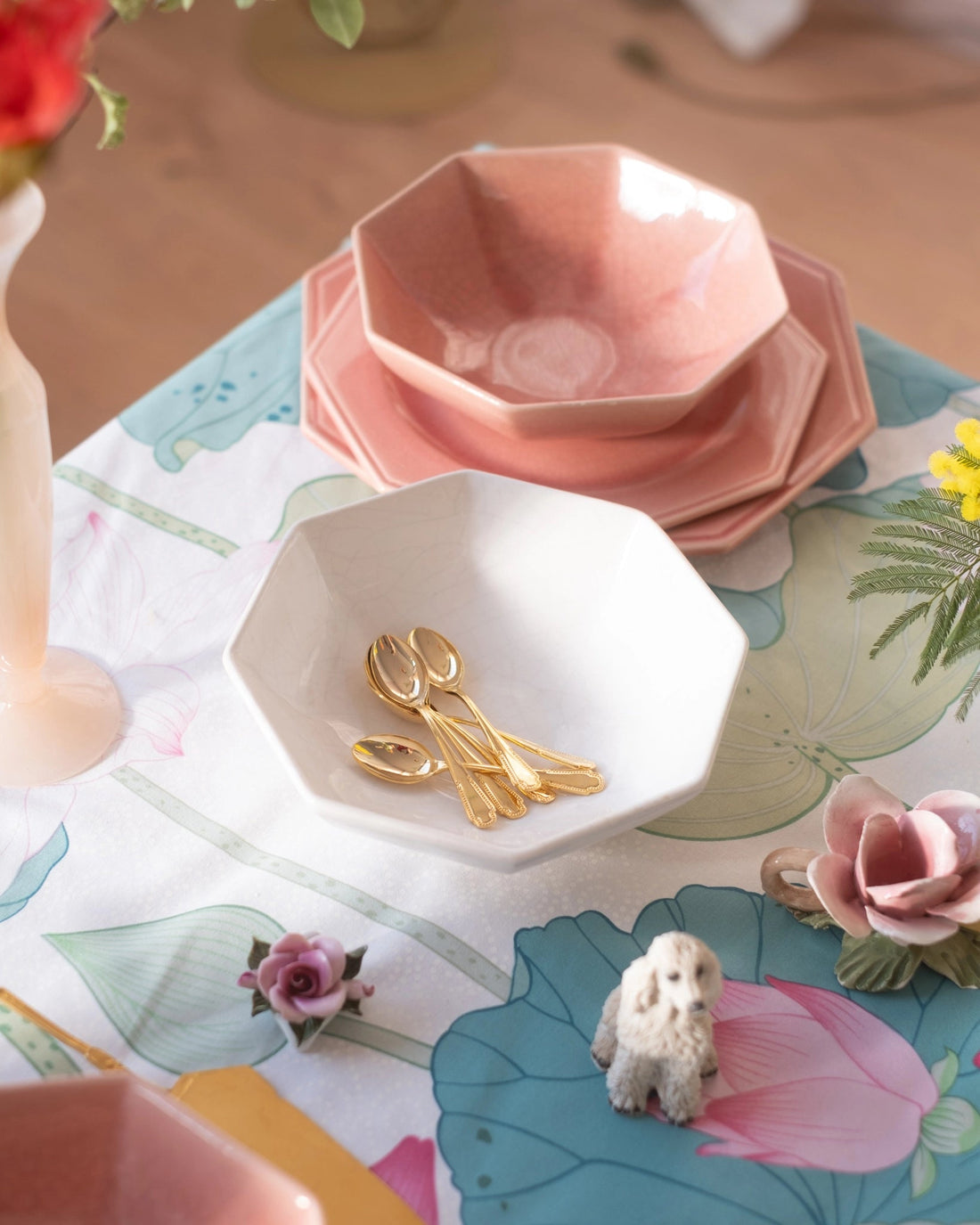 Coupe en faïence blanche de Charolles - Silly &amp; Billy