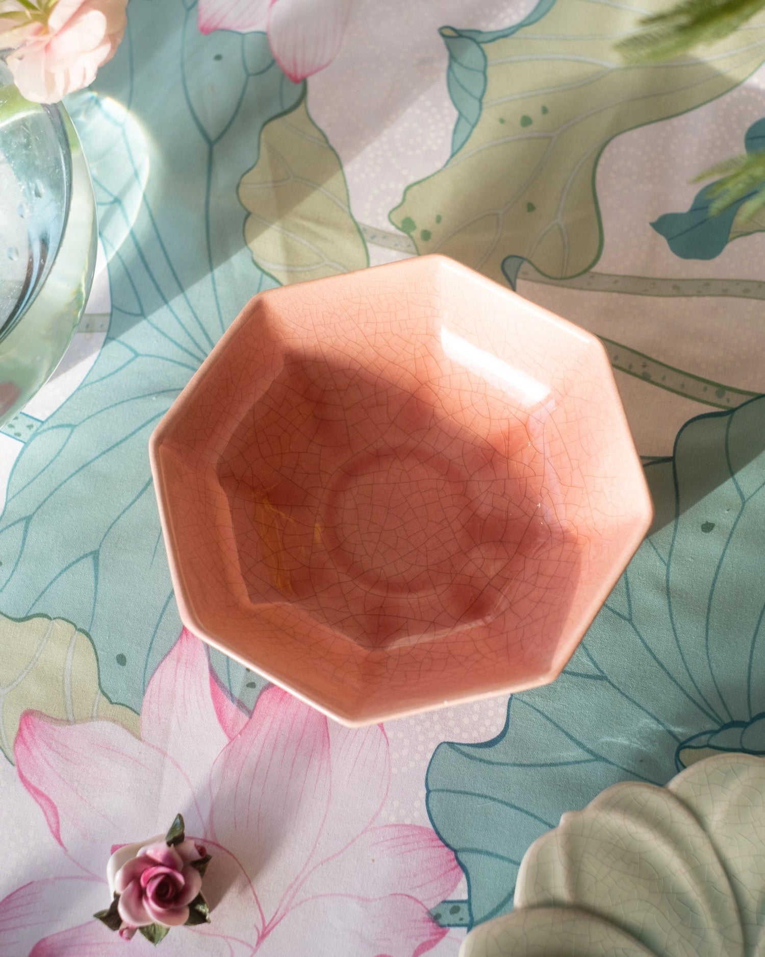 Coupe en faïence rose de Charolles - Silly &amp; Billy