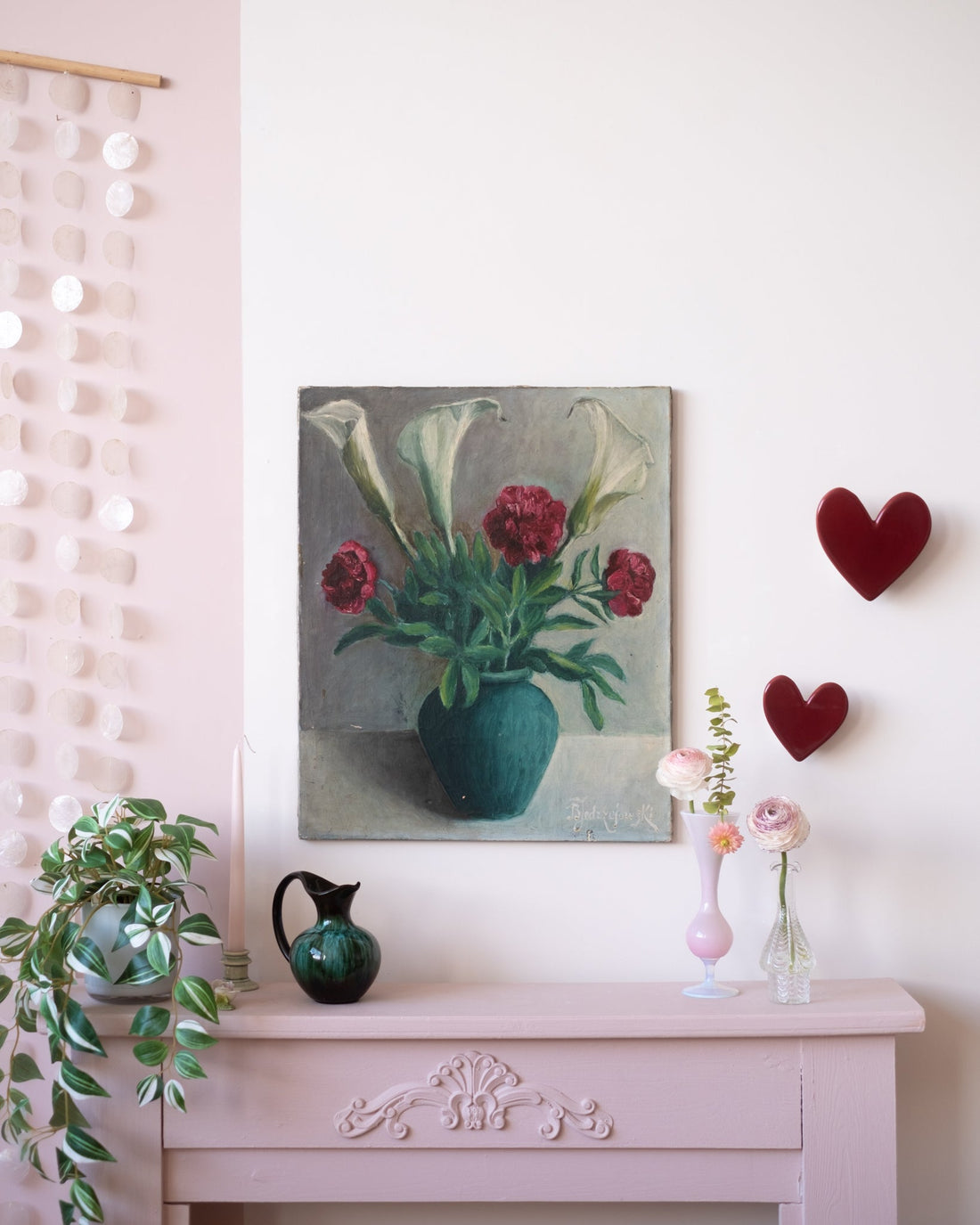 École polonaise - Grande huile sur toile des années 1930 - Silly &amp; Billy